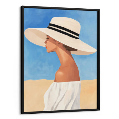 Woman in Wide Brimmed Hat