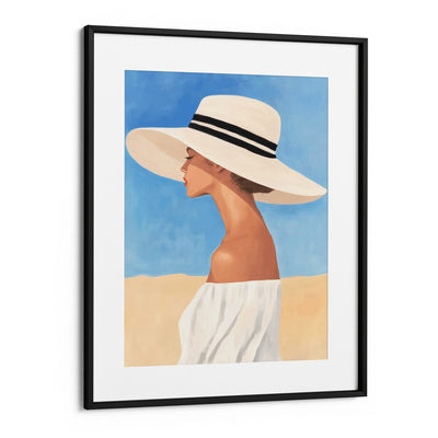 Woman in Wide Brimmed Hat