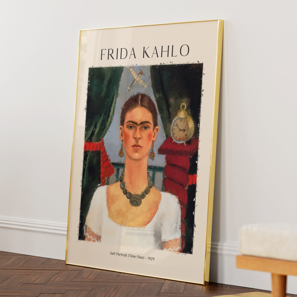 FRIDA KAHLO - Self Portrait (Time Flies) - 1929