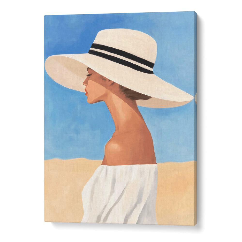 Woman in Wide Brimmed Hat