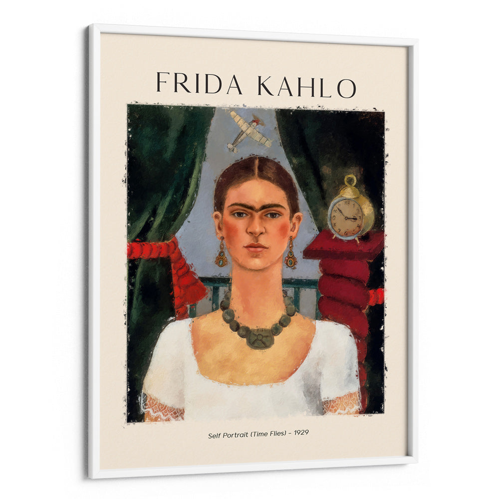 FRIDA KAHLO - Self Portrait (Time Flies) - 1929