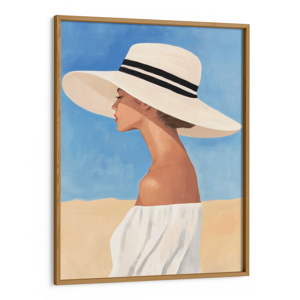 Woman in Wide Brimmed Hat