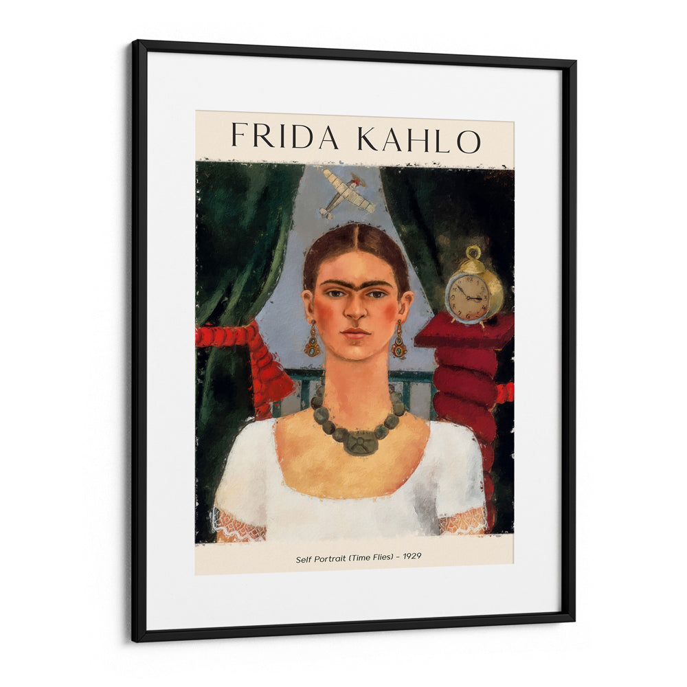 FRIDA KAHLO - Self Portrait (Time Flies) - 1929