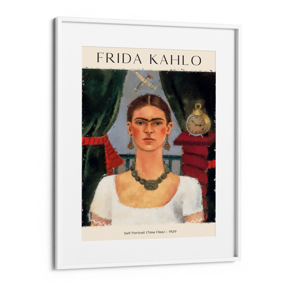 FRIDA KAHLO - Self Portrait (Time Flies) - 1929