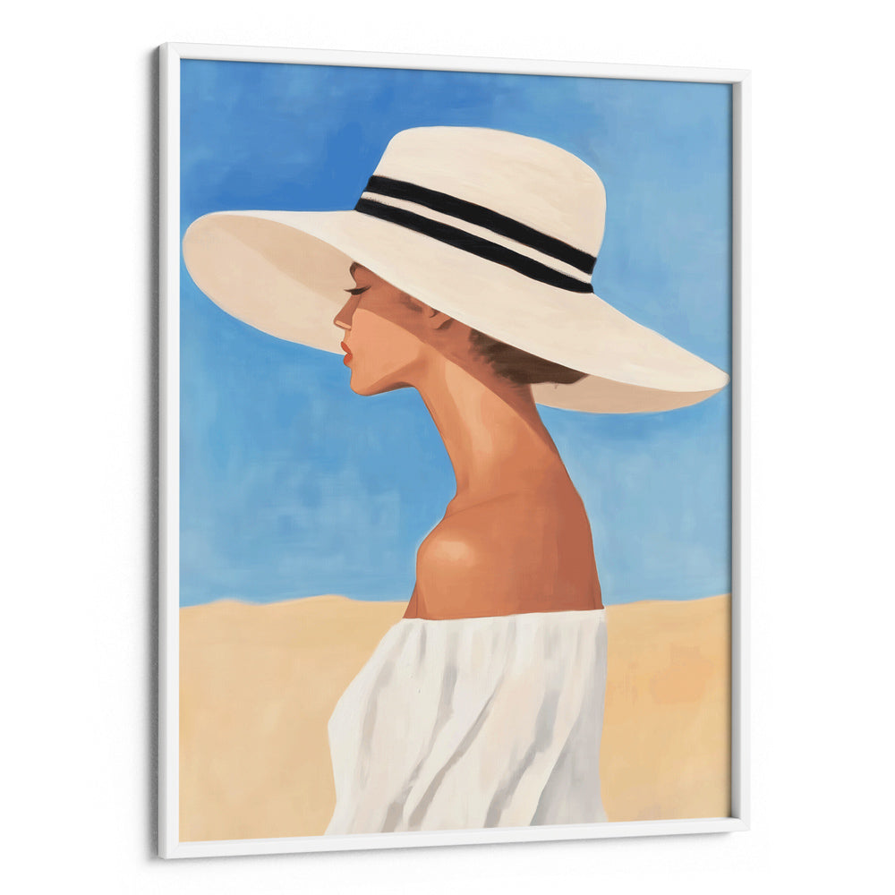 Woman in Wide Brimmed Hat