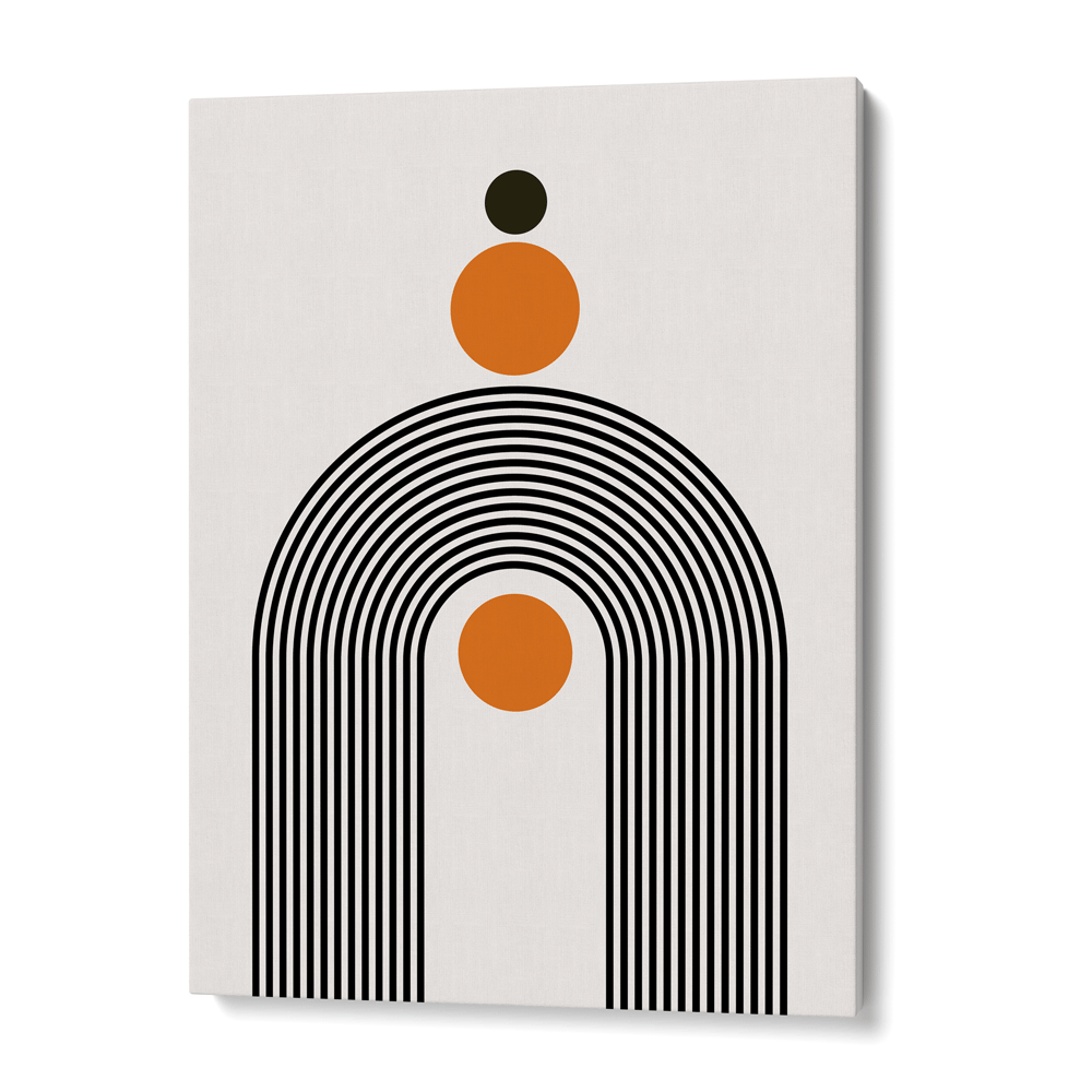 Geometric Semicircle Nook At You Canvas Gallery Wrap